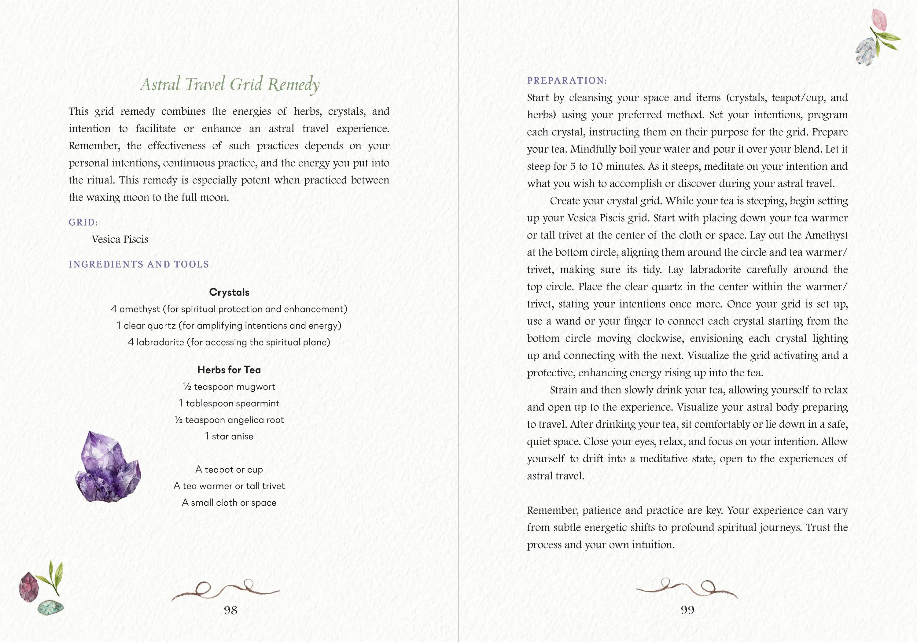 A Tea Witch’s Crystal Brews (Hardcover)
