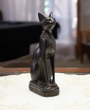 Bastet Cats Statues - Black Small 5.5"