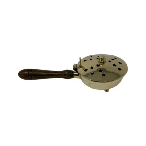 Brass Censor Burner w/ Stars 8"
