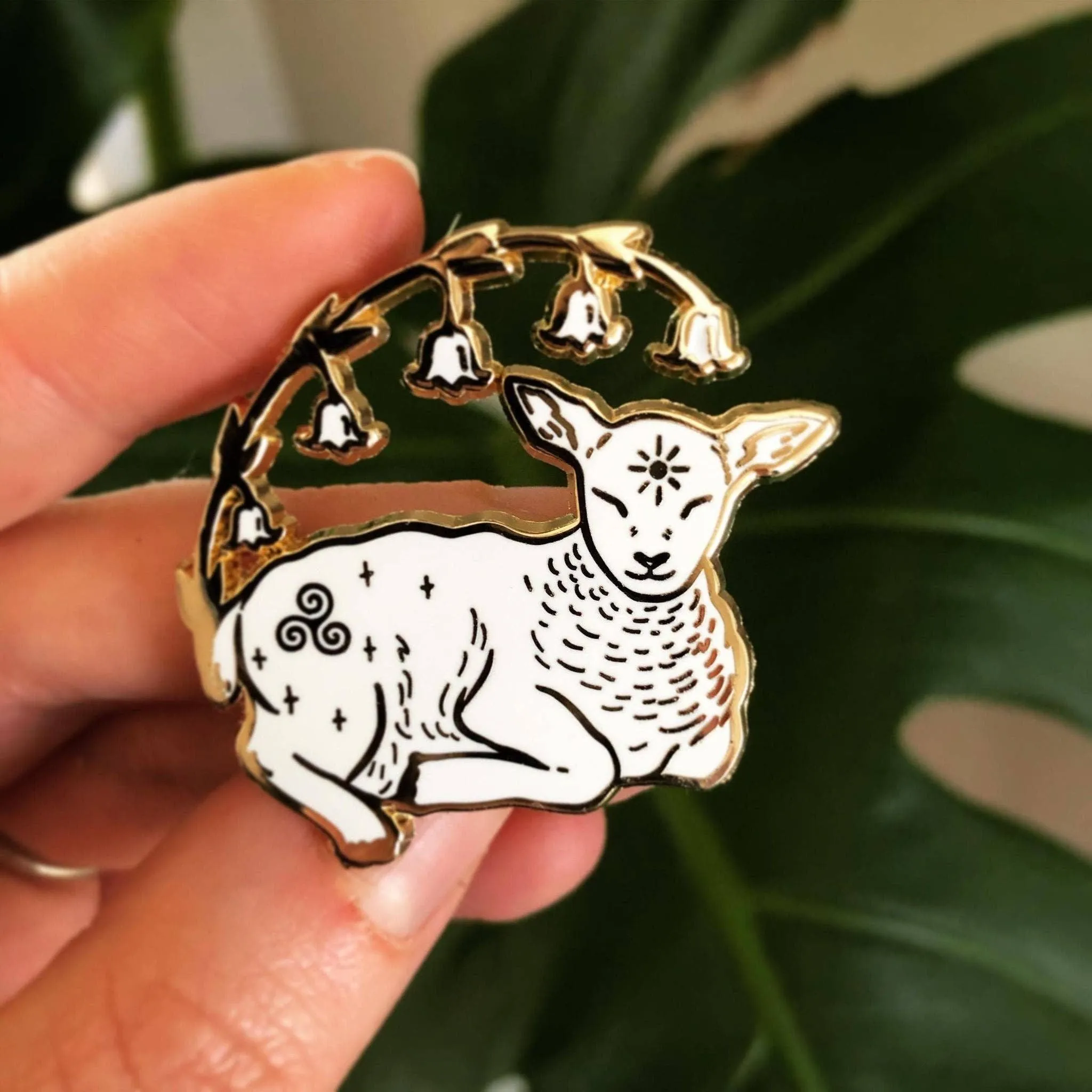 Brigid's Lamb - Enamel Pin
