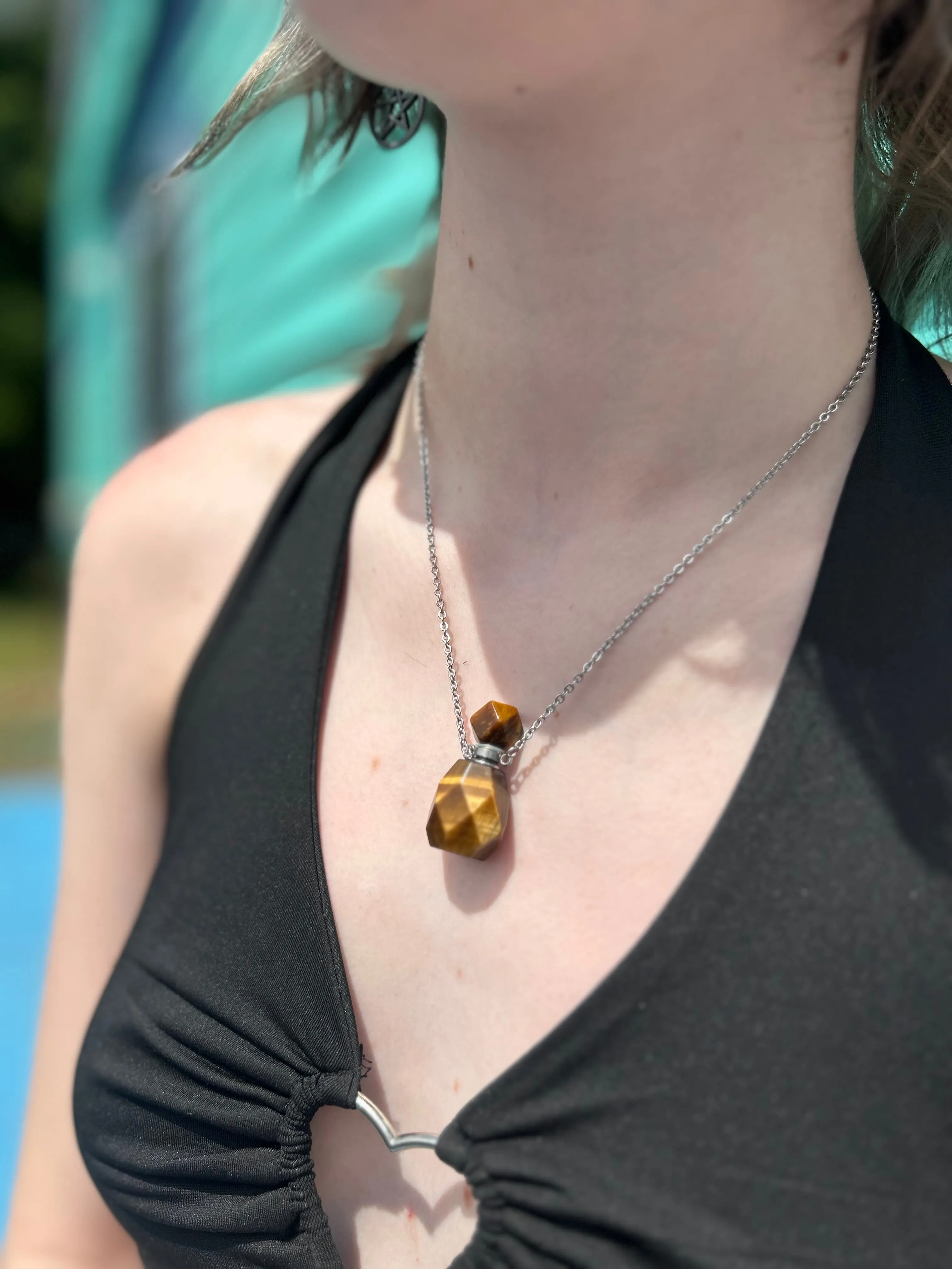 Gemstone charm pendants